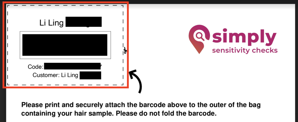 Print the barcode